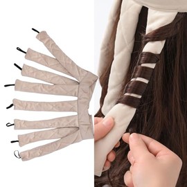 ZJchao Diadema con Varilla para Rizar sin Calor de 8 Garras, Herramienta para Rizar sin Calor con Diadema Elástica para Mujeres y Niñas, para Dormir p