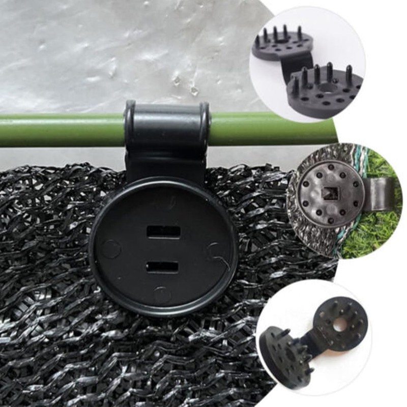 50 Pack Shade Cloth Heavy Duty Lock Grip Greenhouse Shade