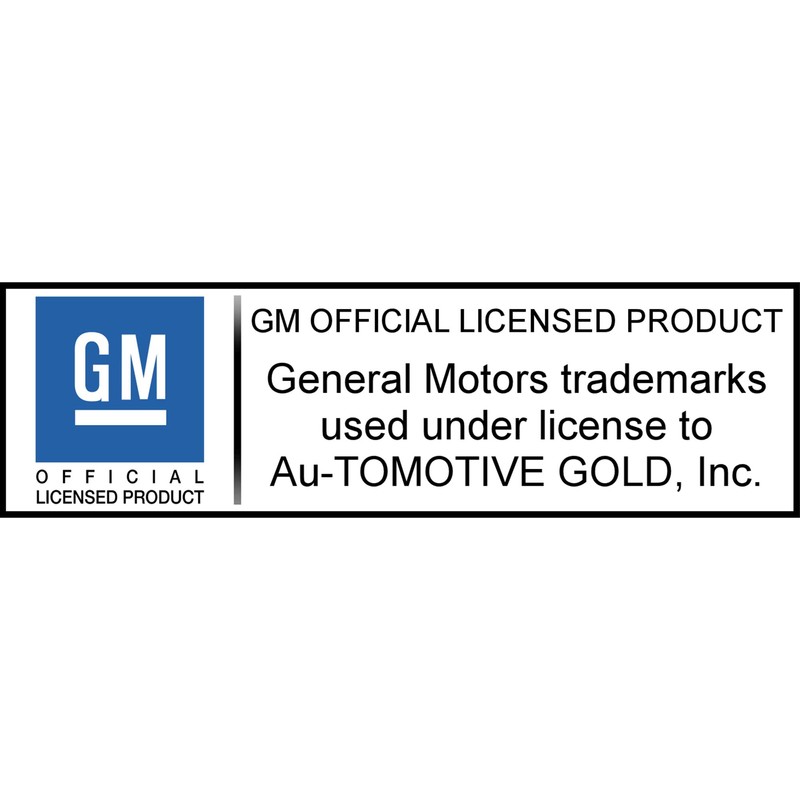 Au-TOMOTIVE GOLD OEM Logo Stainless Steel License Plate Frame for