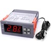 ARCELI Two-stage 12V (DC) digital temperature controller Fahrenheit thermostat