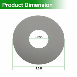 9BU064E Toilet Gasket for TOTO Toilet Flush Valve Seal Replacement Parts for Watermark Integrated Toilet and Dual Flush Toilet