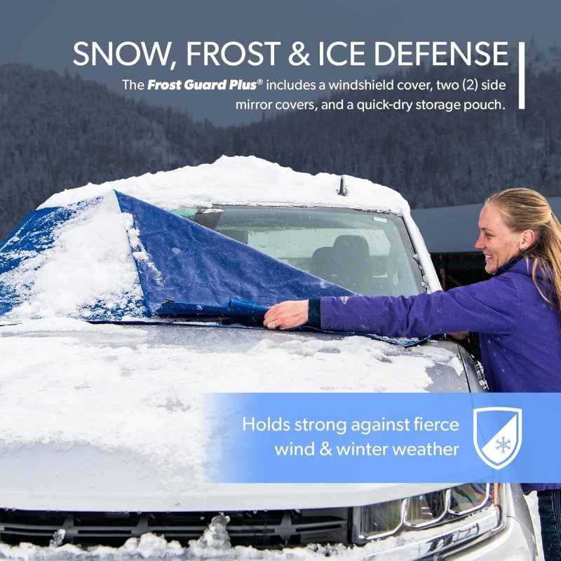 Delk FrostGuard Plus Winter Windshield Cover - Indigo, Standard