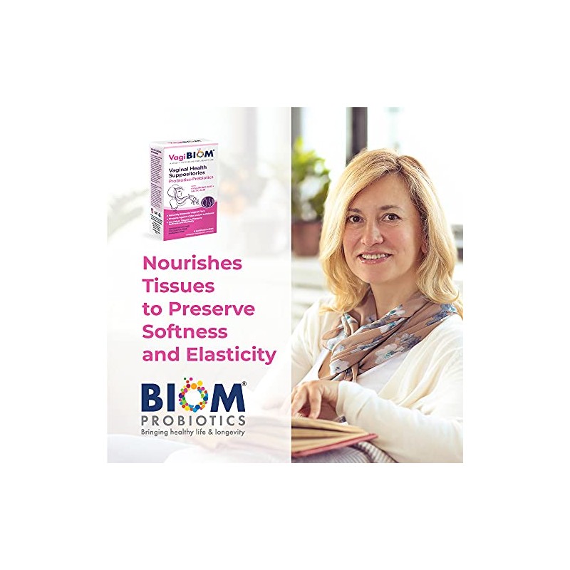 VagiBiom- “Supositorio de Lactobacillus: Microbioma Balance de Flora y Régimen