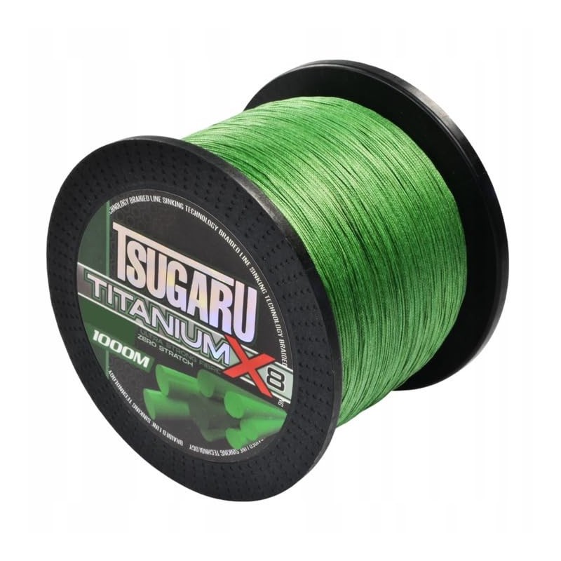 Braided Fishing Line 1000 m Titanium X8 0.10 mm -