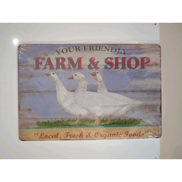 Unbranded Retro Country Tin Sign door Wall Farm And shop