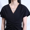 GAVU - Collar de plata de ley 925 con cristales