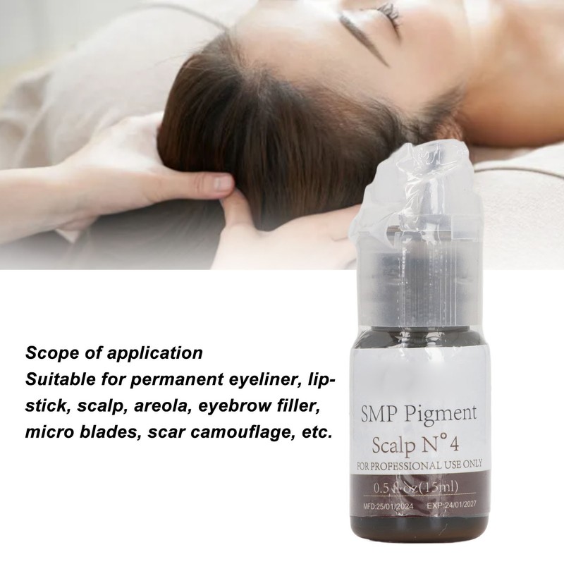 SMP Tattoo Scalp Pigment Realistic Professional Herbal Extract Tattooing Microblading