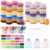 1425Pcs Baby Hair Ties, No Damage Elastic Rubber Bands, Multicolor