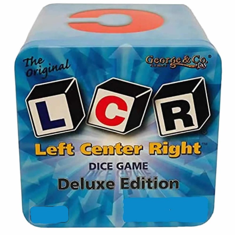 LCR Left Center Right DICE Game- Deluxe Edition