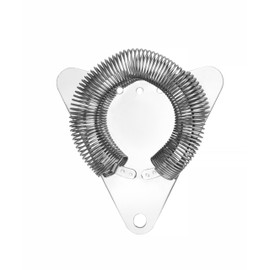 HENDI Colino triangolare da cocktail, BarUp, colino Hawthorne, colino filtro da bar, bar, barman, barista, 97x105 mm, acciaio inox