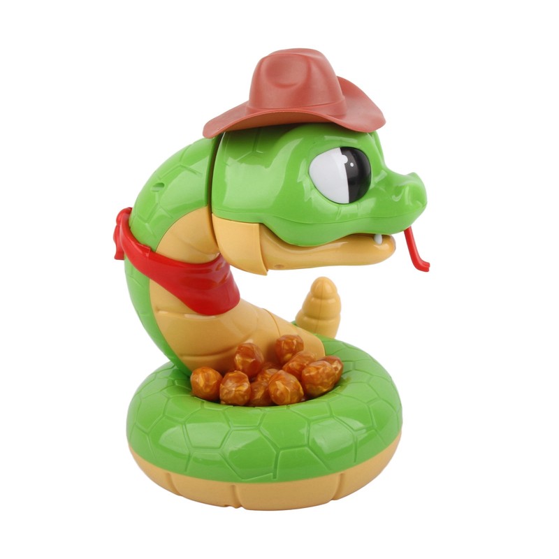 Electric Rattlesnake Toy Plastic Tricky Scary Rattlesnake Prank Toy Induction