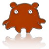 Don Flyee Sea Creature Octopus Funny Pin Badge Pin Butterfly