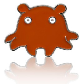 Don Flyee Sea Creature Octopus Funny Pin Badge Pin Butterfly Clutch Accessory Alloy C0072, Metal