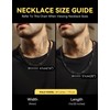 Cuban Chain Necklace for Mens Thorns Link Barbed Wire Collar
