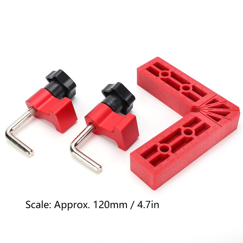 90 Degree Positioning Square Plastic Right Angle Clamp Woodworking Hand