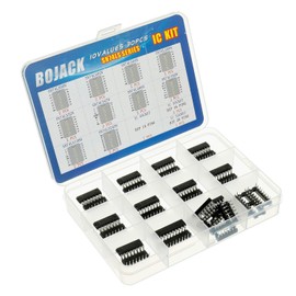 BOJACK 10 Values 30 Pcs Series Low Power Schottky Logic IC，Including:SN74LS00N SN74LS02N SN74LS04N SN74LS08N SN74LS32N SN74LS47N SN74LS86N SN74LS90N SN74LS138N SN74LS245N IC chip kit