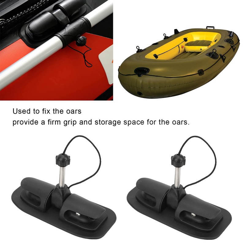 Aramox 1 Pair of Rowing Holder Paddle Keeper Lock Support
