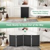 RANTILA 4 Panel Indoor Foldable Dog Fence Freestanding Dog Gate