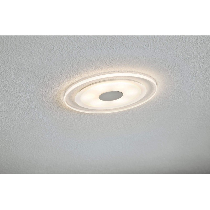 Paulmann Recessed Light LED Whirl, Dimmable, Ø 120mm