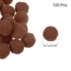sourcing map Pack of 100 Pom Felt Balls Felt Fabric
