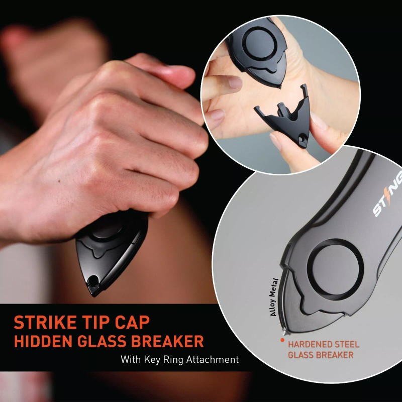 Stinger Personal Security Alarm Emergency Tool, Seat Belt Cutter, Glass