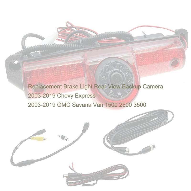 Brake Light Rear View Reverse Backup Camera Compatible with 2003-2019