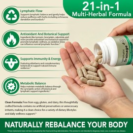 Lymphatic Drainage Supplements,Natural Formula Lymphatic Drainage Capsules