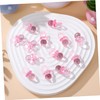Gatuida 100 Pcs Mini Acrylic Pacifiers for Shower Games Reusable
