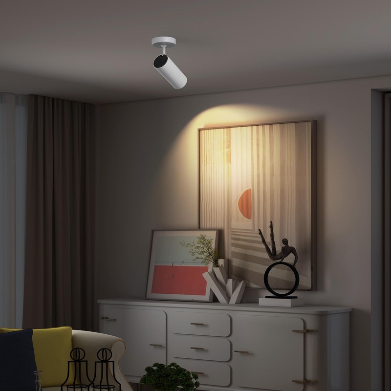 Opulux 12W LED Dimmable Ceiling Spotlight Indoor - Adjustable Wall
