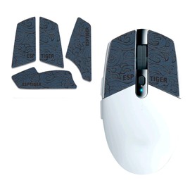 EsportsTiger Mouse Grip Tape, Logicool G PRO Wired, G102 / G304 Mouse Grip, Anti-Slip Tape, For Gaming Mouse, Anti-slip Grip Tape, Pre-Cut, 1 Set