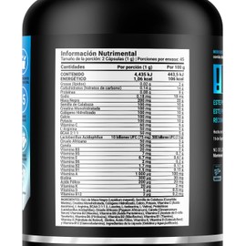 Multivitamínico para Hombre Mayor de 40 años de 90 Cápsulas de 1000 mg por porción. Maca Negra, Semillas de Calabaza, Colágeno, Probioticos. Ingredientes naturales. Mens Mult Matur3 B Life