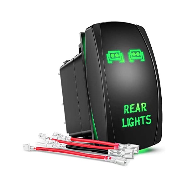 GOOACC GOOACC Rear Lights Rocker Switch Led Light Bar Switch