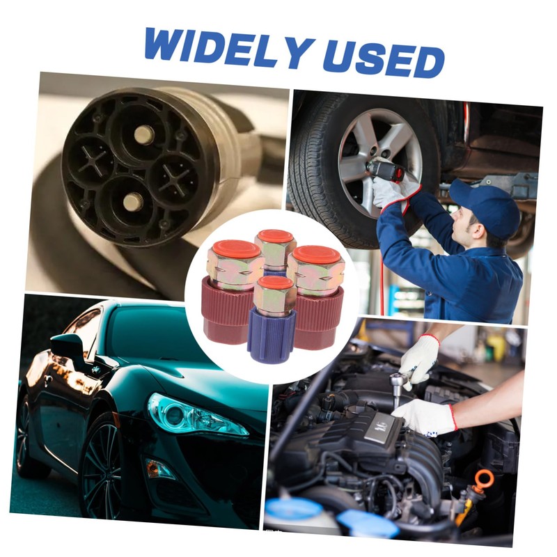 PACKOVE Quick Disconnect Ac Hose Adapter Car Electrical Outlet R12