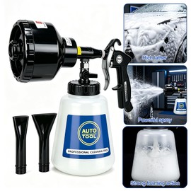 Car Wash Foam Gun,Foam Cannon Car Wash Kit,Car Cleaning Gun, Adjustable Foam Sprayer with Large Capacity Reservoir,Professional Automotive Cleaning Tool Kit for Interior & Exterior Detailing Supplies.