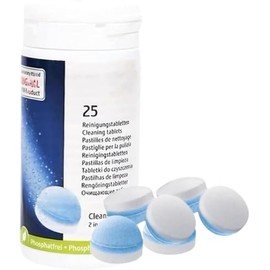 Descaling Cleaning Tablets for Automatic Coffee Machines - 25 Count
