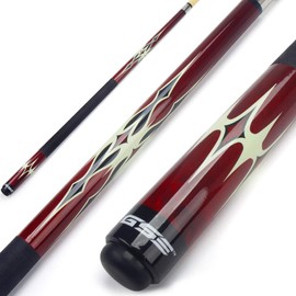 GSE Games & Sports Expert 58" 2-Piece Canadian Maple Billiard Pool Cue Stick(4 Colors, 18-21oz)