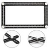 Benvo Upgraded Multi Angle Measuring Ruler Full Metal Template Tool
