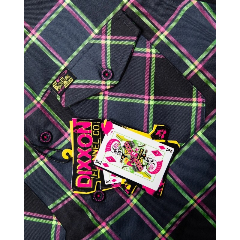 Dixxon Flannel x Punk Rock Museum Men's MEDIUM Collab Plaid