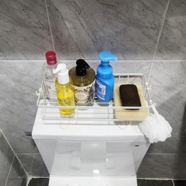 Perforated bathroom niche shelf Non-perforated bathroom niche shelf