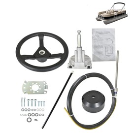 ANTUKO 13 Feet Boat Rotary Steering System Outboard Kit Replacement for Yachts Fishing Boats
