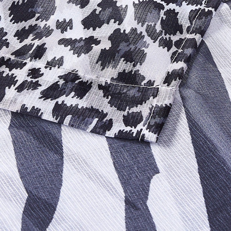 Achim Kenya Cortina de Ventana Panel para el hogar, Negro/Blanco,