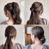 UUYYEO 4 Pcs Birds Nest Hair Clips Expandable Ponytail Hairpin