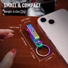 KeyUnity KM00 Titanium Carabiner Key Ring EDC Double Sided Belt