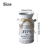Tips Jar for Money Container for Bartender Tip Bucket for