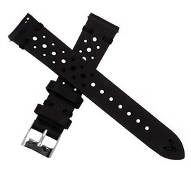 Dcasmo group New Stock Vintage Genuine Leather Bracelet for Men Original Diver Racing Rally Bracelet Traditional Retro Style, black, 20 mm, Vintage