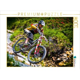 CALVENDO Puzzle Downhill Moments 1000 Pieces Laying Size 64 x 48 cm Photo Puzzle Image by Dirk Meutzner