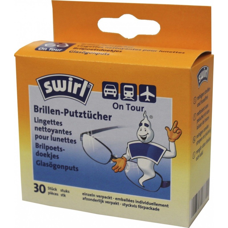 swirl® Brillenputztücher/ 4006508177325 14 x 12,5 cm weiß Inh. 30