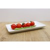 Castle Enterprise Chefs Buy Ripi Durable Dinnerware, Oblong Plate, White,
