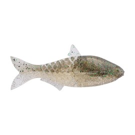 Berkley PowerBait Saltwater Gillydine Fishing Bait, Silver Flash, 5.3in, Irresistible Scent and Flavor, Ideal for Bass, Redfish, Trout and More