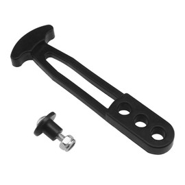 OTOTEC 1PC 3 Holes T Shaped Rubber Buckle Rubber Retaining Latch Band 15.2cm Black Rubber Boat Telescoping Ladder Strap Compatible with Yamaha AR SX LX